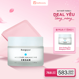 Kem Dưỡng Ẩm Baegayul Moisture Balancing Cream Cấp Ẩm Làm Dịu 50ml