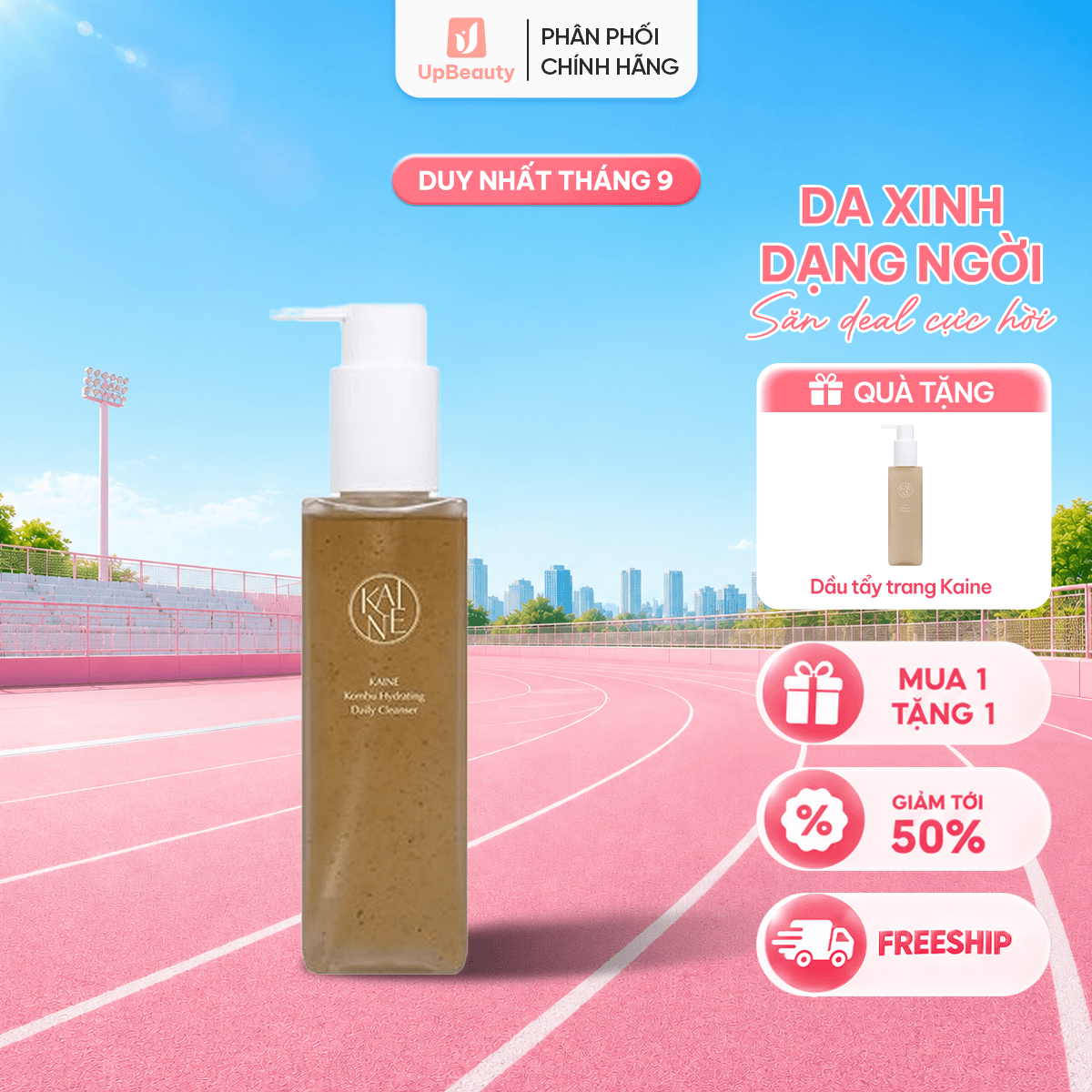 Sữa Rửa Mặt KAINE Kombu Hydrating Daily Cleanser 155g Hỗ Trợ Dưỡng Ẩm, Dịu Nhẹ Cho Da Khô