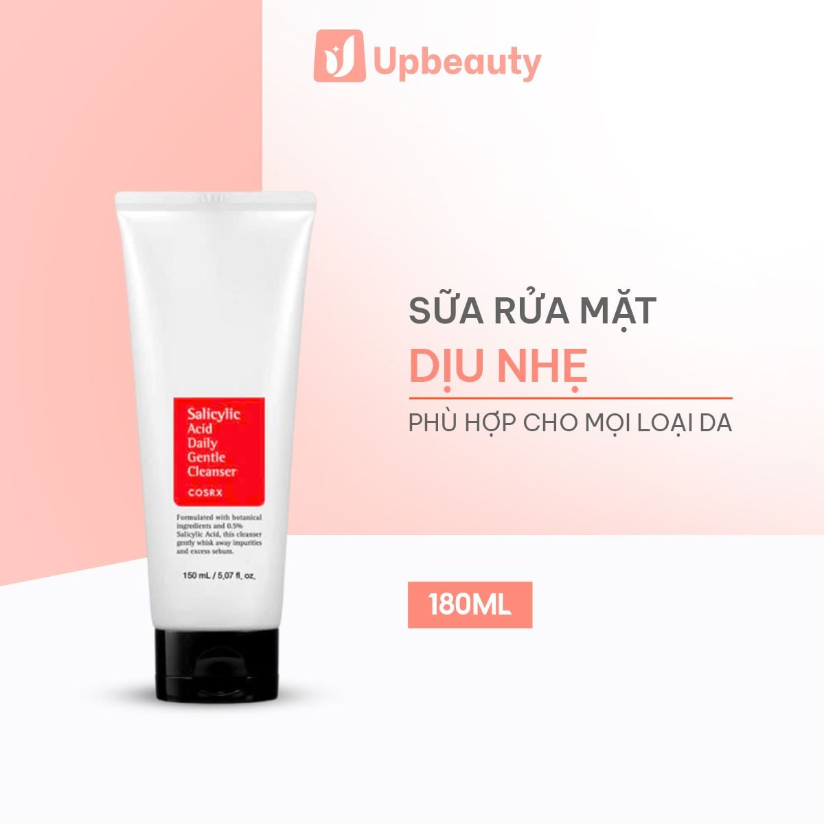 Sữa rửa mặt COSRX Salicylic Acid Daily Gentle Cleanser dịu nhẹ, mềm mại giúp làm sạch da 150ml - ảnh 2