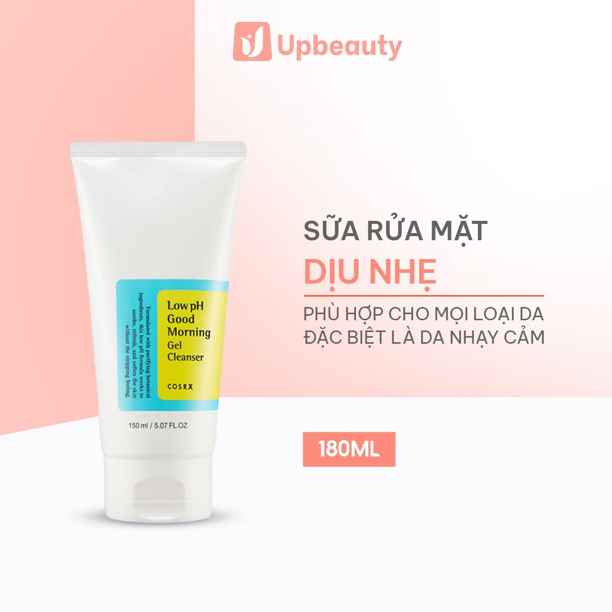Gel Rửa Mặt Độ pH Thấp COSRX Low pH Good Morning Gel Cleanser Làm Sạch Da 150ml - ảnh 2