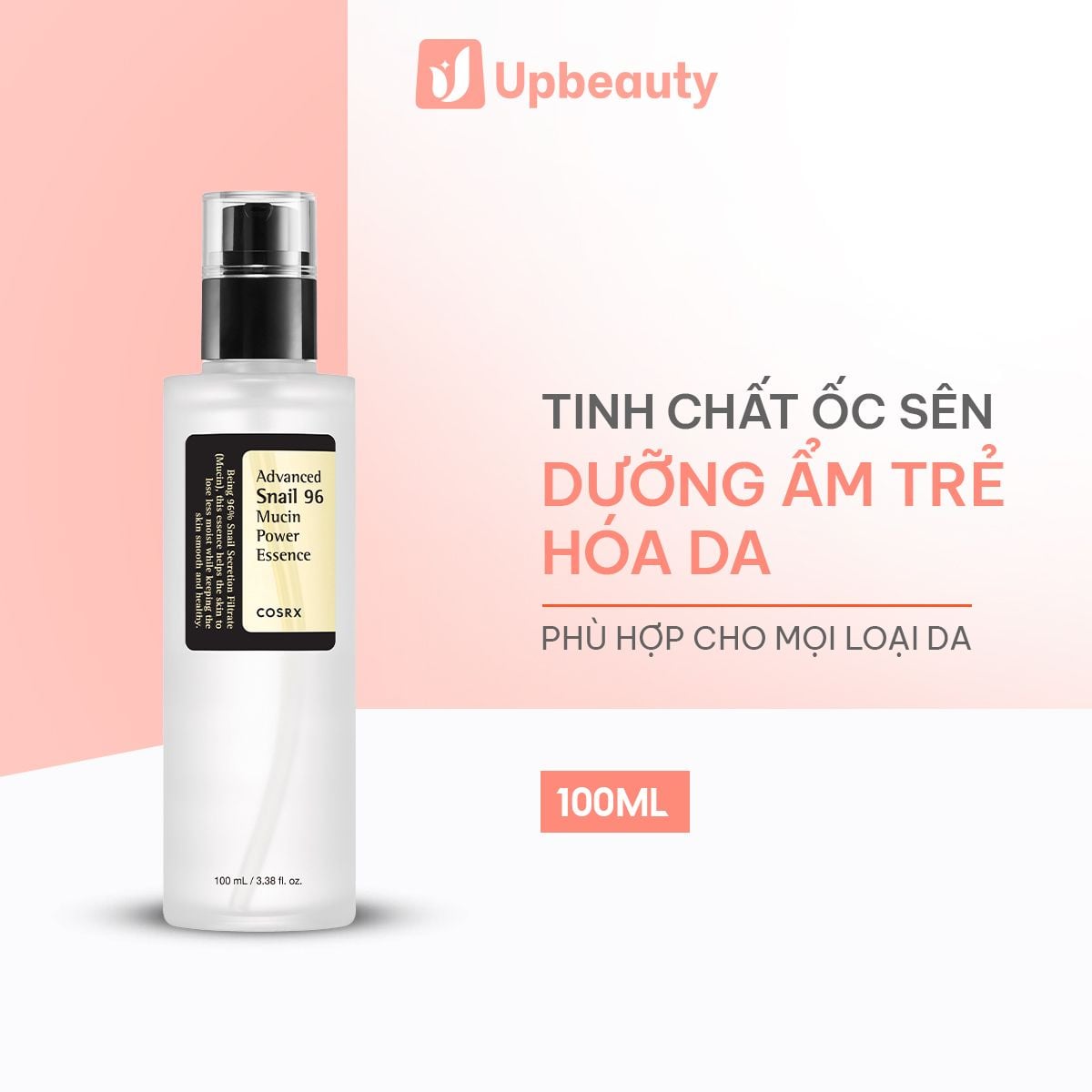 Tinh Chất Dưỡng Ẩm COSRX Advanced Snail 96 Mucin Power Essence Dưỡng Da Mịn Màng, Làm Trẻ Hóa 100ml - ảnh 2