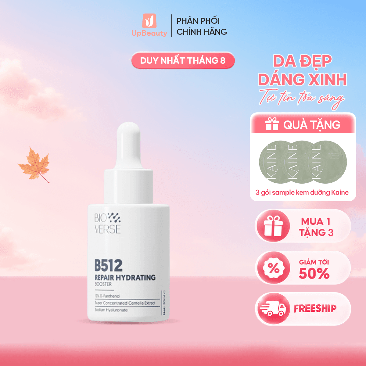 Tinh Chất Bioverse B512 Repair Hydrating Booster 30ml Hỗ Trợ Cấp Ẩm Và Phục Hồi Làn Da - ảnh 2
