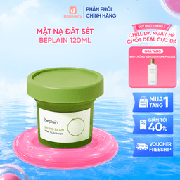 Mặt Nạ Đất Sét BEPLAIN Mung Bean Pore Clay Mask Làm Dịu Da, Hỗ Trợ Cải Thiện Mụn, Làm Sạch Da 120ml