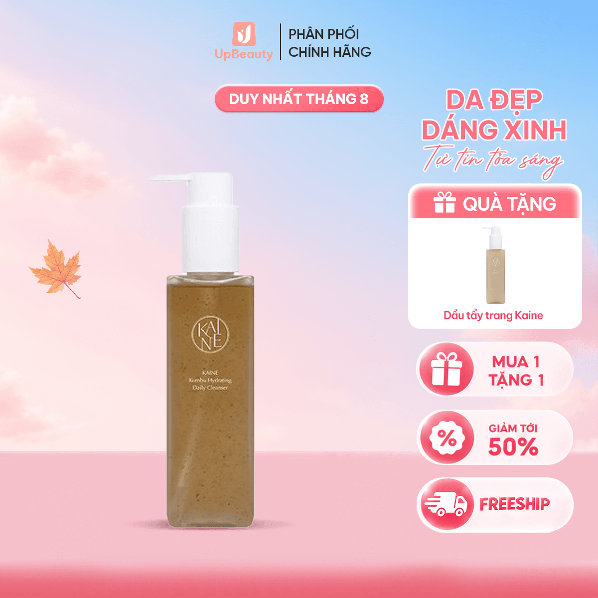 Sữa Rửa Mặt KAINE Kombu Hydrating Daily Cleanser 155g Hỗ Trợ Dưỡng Ẩm, Dịu Nhẹ Cho Da Khô - ảnh 2