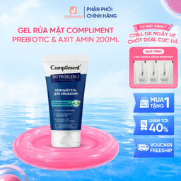Gel Rửa Mặt Compliment No Problem Làm Sạch Sâu, Hỗ Trợ Cải Thiện Mụn 200ml