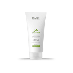 Sữa Rửa Mặt Cho Da Dầu Mụn Babé Stop Akn Purifying Cleansing Gel Làm Sạch Sâu, Hỗ Trợ Cải Thiện Mụn 200ml Sữa Rửa Mặt Cho Da Dầu Mụn Babé Stop Akn Purifying Cleansing Gel Làm Sạch Sâu, Hỗ Trợ Cải Thiện Mụn 200ml