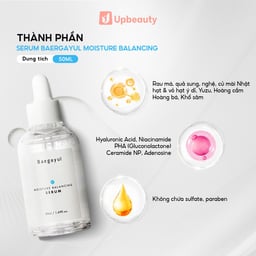 Serum Baegayul Moisture Balancing Serum Cấp Ẩm Làm Dịu Giảm Đỏ 50ml Serum Baegayul Moisture Balancing Serum Cấp Ẩm Làm Dịu Giảm Đỏ 50ml