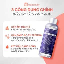 Nước Hoa Hồng Klairs Supple Preparation Unscented Toner Dưỡng Ẩm Sâu, Làm Dịu Da 180ml Nước Hoa Hồng Klairs Supple Preparation Unscented Toner Dưỡng Ẩm Sâu, Làm Dịu Da 180ml