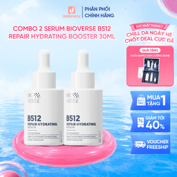 Combo 2 Tinh Chất Bioverse B512 Repair Hydrating Booster 30ml Hỗ Trợ Cấp Ẩm Và Phục Hồi Làn Da Combo 2 Tinh Chất Bioverse B512 Repair Hydrating Booster 30ml Hỗ Trợ Cấp Ẩm Và Phục Hồi Làn Da