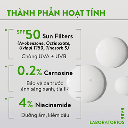 Kem Chống Nắng Phổ Rộng Dành Cho Da Dầu Mụn BABÉ Super Fluid Mattifying Sunscreen SPF50 50ml Kem Chống Nắng Phổ Rộng Dành Cho Da Dầu Mụn BABÉ Super Fluid Mattifying Sunscreen SPF50 50ml
