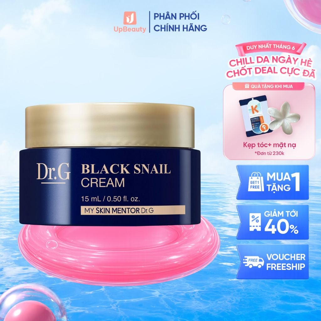 Kem Dưỡng Da Dr.G Black Snail Cream 15ml