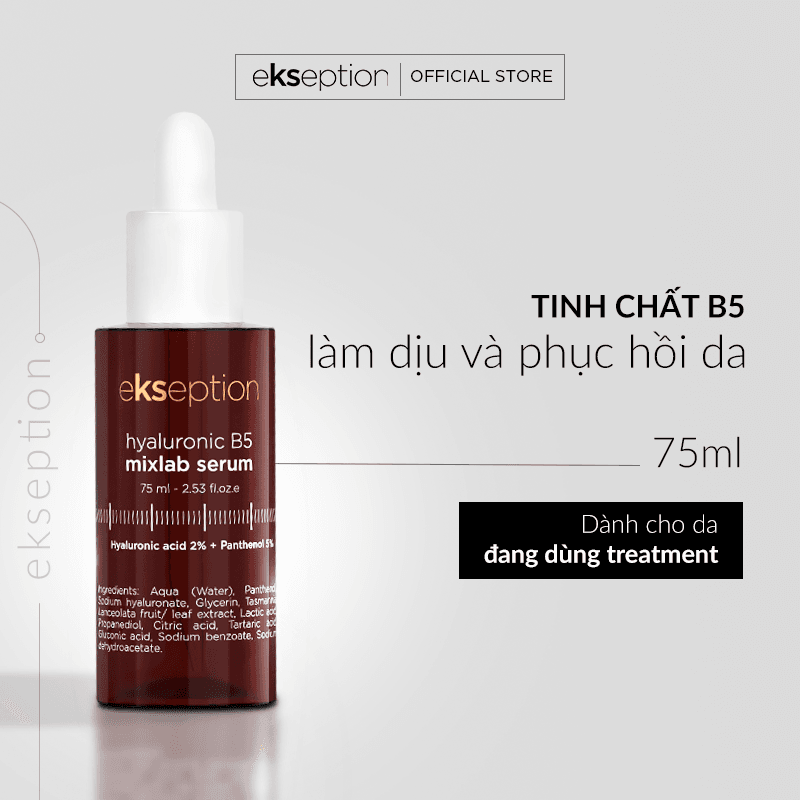 Serum Ekseption B5 Hyaluronic Mixlab 75ml giúp làm dịu da, dưỡng ẩm - ảnh 2