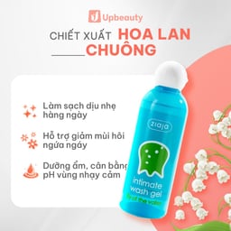 Dung Dịch Vệ Sinh Phụ Nữ Intimate Ziaja Hoa Lan Chuông Thơm Mát Dịu Nhẹ, Dưỡng Ẩm Sâu 200ml Dung Dịch Vệ Sinh Phụ Nữ Intimate Ziaja Hoa Lan Chuông Thơm Mát Dịu Nhẹ, Dưỡng Ẩm Sâu 200ml