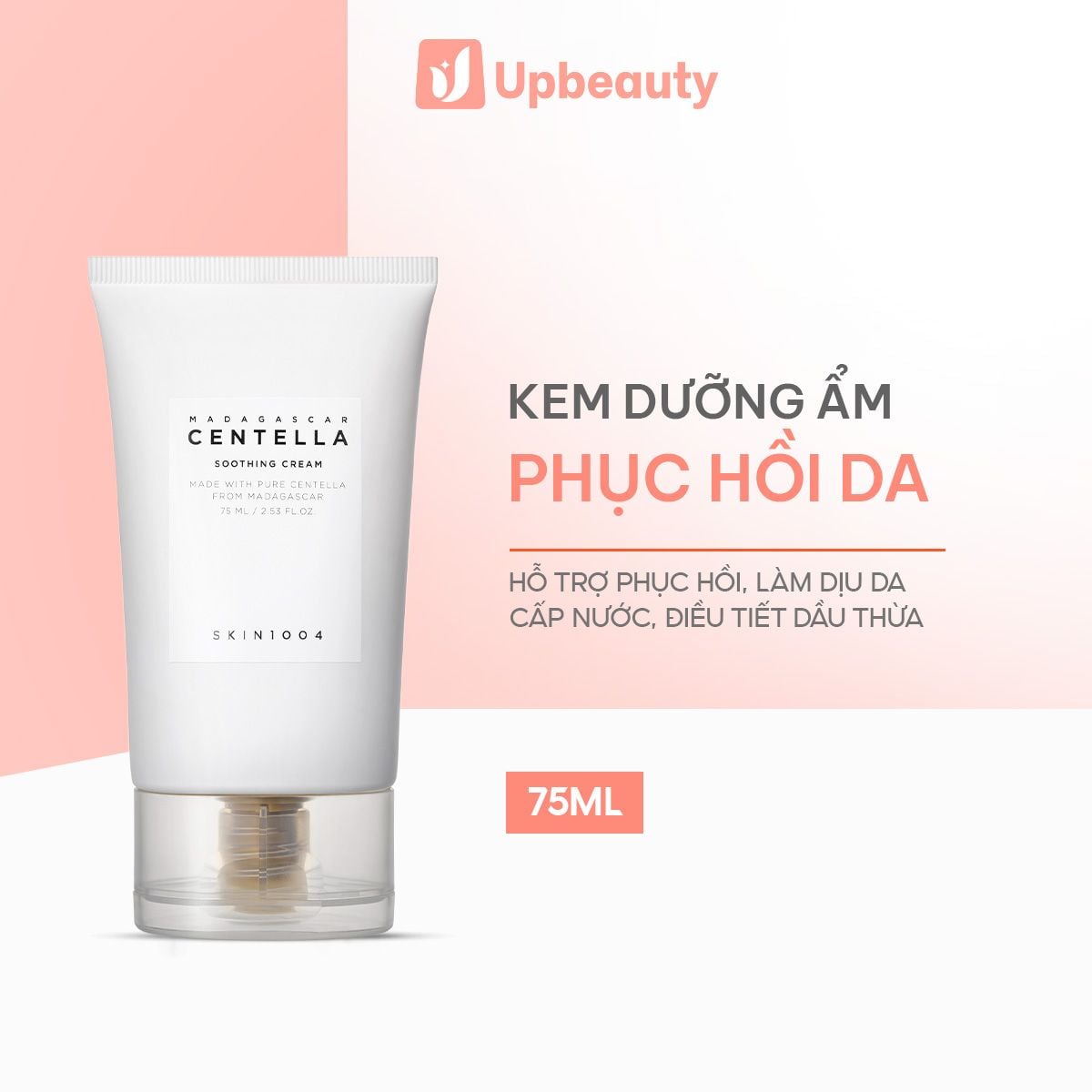 Kem Dưỡng Ẩm Hồi Phục Da SKIN1004 Madagascar Centella Soothing Cream 75ml - ảnh 2