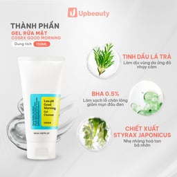 Gel Rửa Mặt Độ pH Thấp COSRX Low pH Good Morning Gel Cleanser Làm Sạch Da 150ml Gel Rửa Mặt Độ pH Thấp COSRX Low pH Good Morning Gel Cleanser Làm Sạch Da 150ml