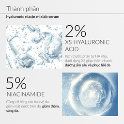 Serum Ekseption NIACIN B3 Hyaluronic Mixlab 75ml dưỡng ẩm da, giúp da mịn màng Serum Ekseption NIACIN B3 Hyaluronic Mixlab 75ml dưỡng ẩm da, giúp da mịn màng