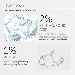 Serum Ekseption Kẽm ZNPCA Hyaluronic Mixlab 75ml hỗ trợ kiểm soát dầu nhờn, dưỡng ẩm cho da mịn màng Serum Ekseption Kẽm ZNPCA Hyaluronic Mixlab 75ml hỗ trợ kiểm soát dầu nhờn, dưỡng ẩm cho da mịn màng