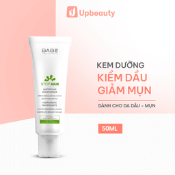 Kem Dưỡng Kiềm Dầu Giảm Mụn LABORATORIOS BABÉ Mattifying Moisturiser 50ml - Hỗ Trợ Mờ Thâm, Sáng Da Kem Dưỡng Kiềm Dầu Giảm Mụn LABORATORIOS BABÉ Mattifying Moisturiser 50ml - Hỗ Trợ Mờ Thâm, Sáng Da