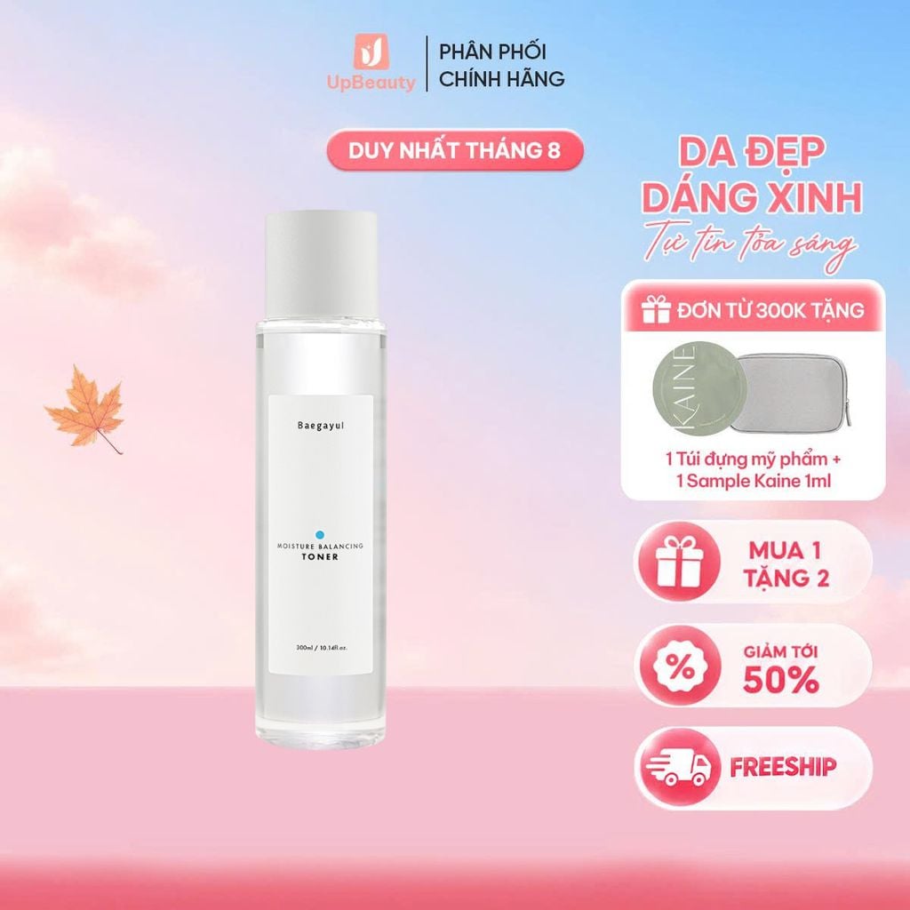 Nước Hoa Hồng Baegayul Moisture Balancing Toner Hỗ Trợ Cấp Ẩm Và Săn Chắc Da 300ml