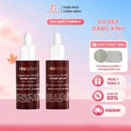 Bộ Đôi Hỗ Trợ Giảm Mụn, Mờ Thâm & Cải Thiện Lỗ Chân Lông Ekseption (Kẽm + Hyaluronic Niacin) Bộ Đôi Hỗ Trợ Giảm Mụn, Mờ Thâm & Cải Thiện Lỗ Chân Lông Ekseption (Kẽm + Hyaluronic Niacin)