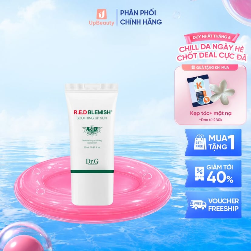 Kem Chống Nắng Dr.G R.E.D Blemish Soothing Up Sun SPF 50+ PA++++ 20ml Kem Chống Nắng Dr.G R.E.D Blemish Soothing Up Sun SPF 50+ PA++++ 20ml