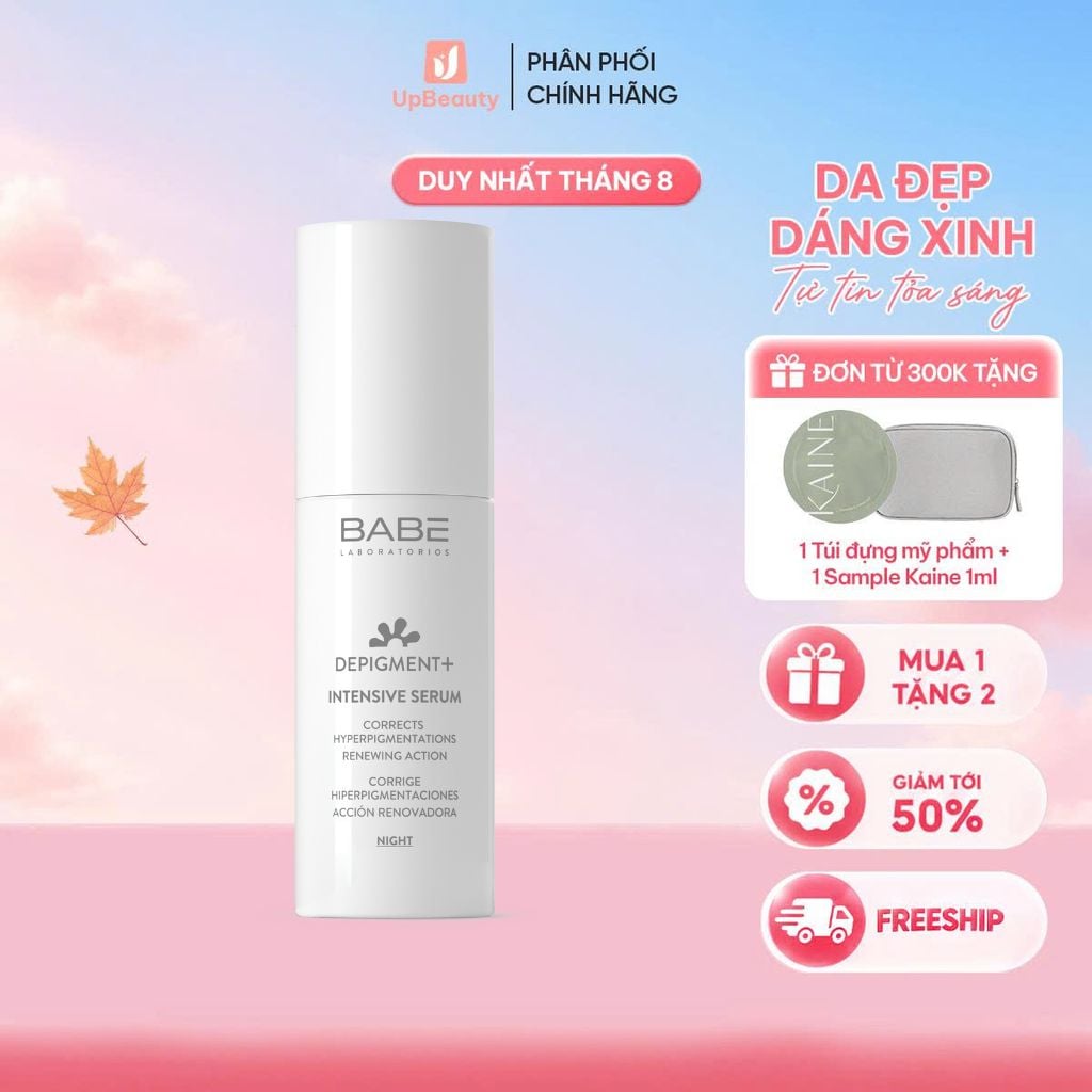 Tinh Chất Dưỡng Sáng Da Và Cải Thiện Vết Thâm Nám BABÉ DEPIGMENT+ Intensive Serum Chai 30ml