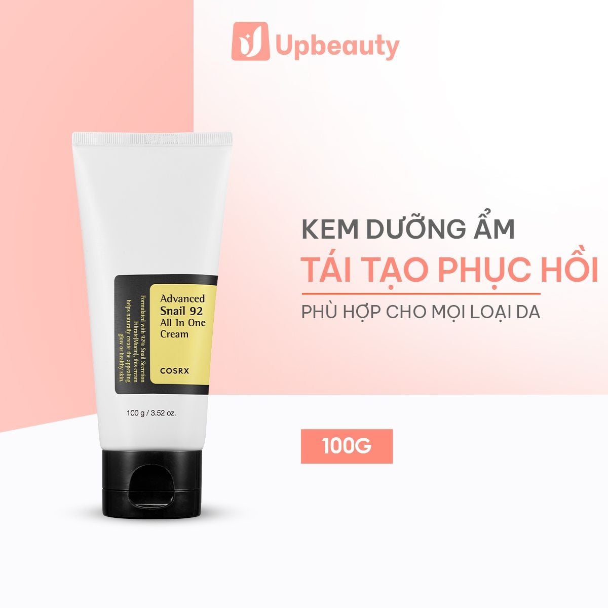 Kem Dưỡng Ẩm COSRX Advanced Snail 92 All in One Cream Bổ Sung Dưỡng Chất, Cấp Ẩm Và Làm Đẹp Da 100g - ảnh 2