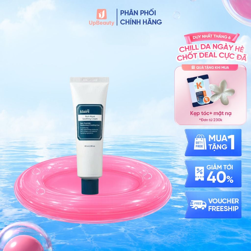 Kem Dưỡng Da Klairs Rich Moist Soothing Cream 80g