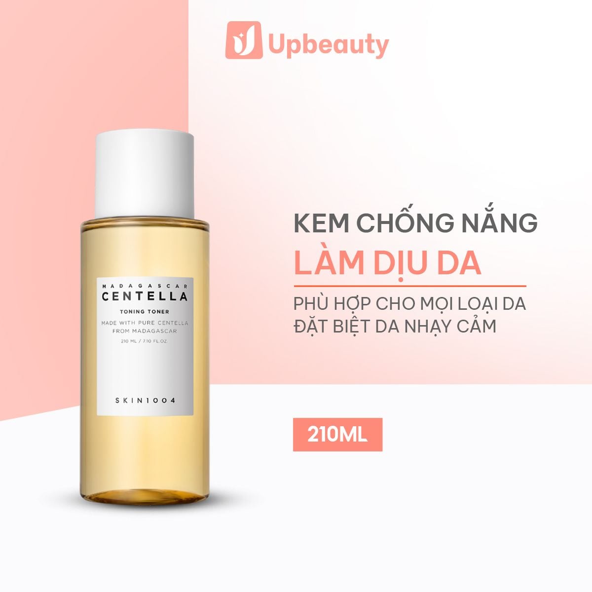 Nước Hoa Hồng SKIN1004 Madagascar Centella Toning Toner Làm Dịu Da, Cân Bằng Độ pH 210ml - ảnh 2