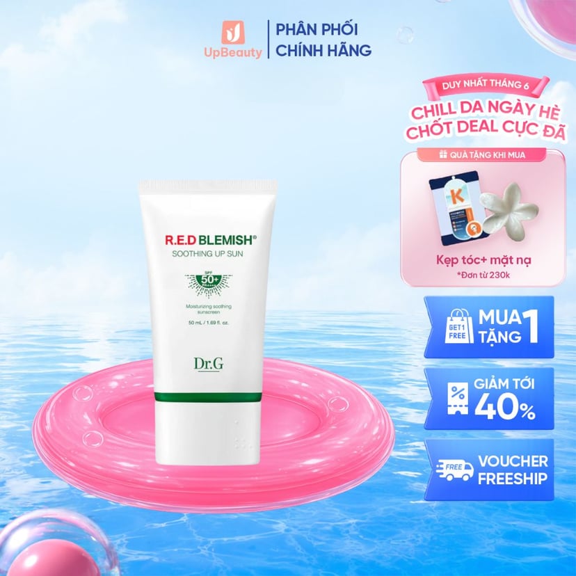 Kem Chống Nắng Dr.G R.E.D Blemish Soothing Up Sun SPF 50+ PA++++ 50ml Kem Chống Nắng Dr.G R.E.D Blemish Soothing Up Sun SPF 50+ PA++++ 50ml