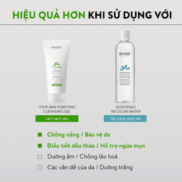 Kem Chống Nắng Phổ Rộng Dành Cho Da Dầu Mụn BABÉ Super Fluid Mattifying Sunscreen SPF50 50ml Kem Chống Nắng Phổ Rộng Dành Cho Da Dầu Mụn BABÉ Super Fluid Mattifying Sunscreen SPF50 50ml